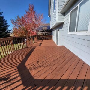 Prominent Painters - Deck Painting project