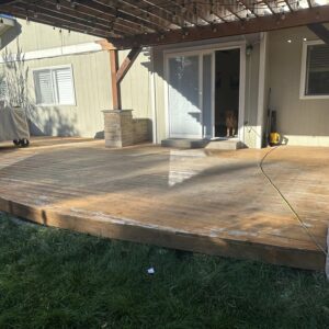 Prominent Painters - Deck Painting project